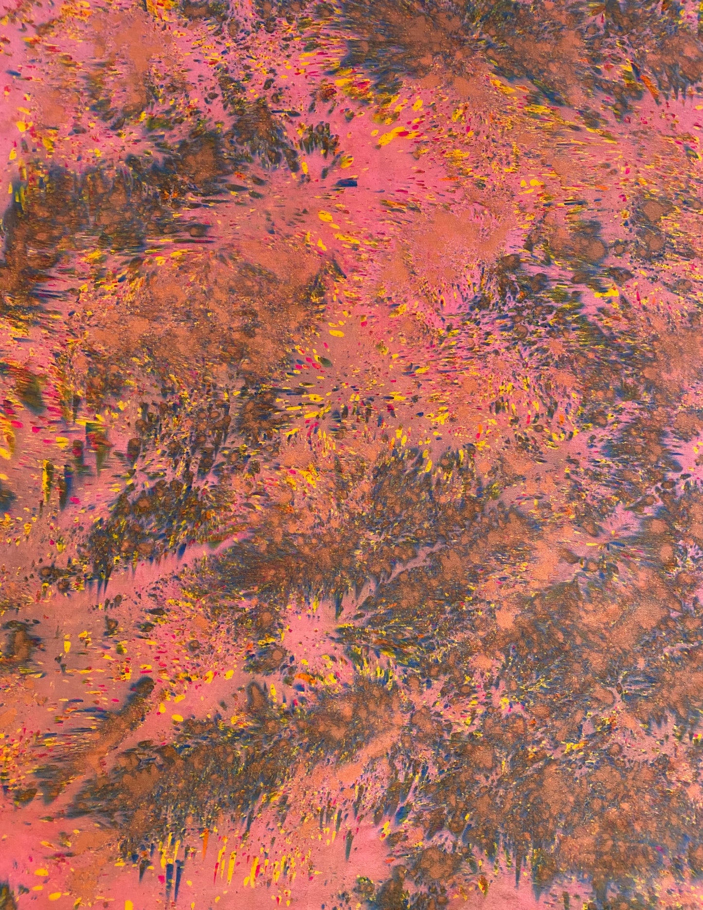 Hand Dyed Silk Crepe Scarf- Sienna