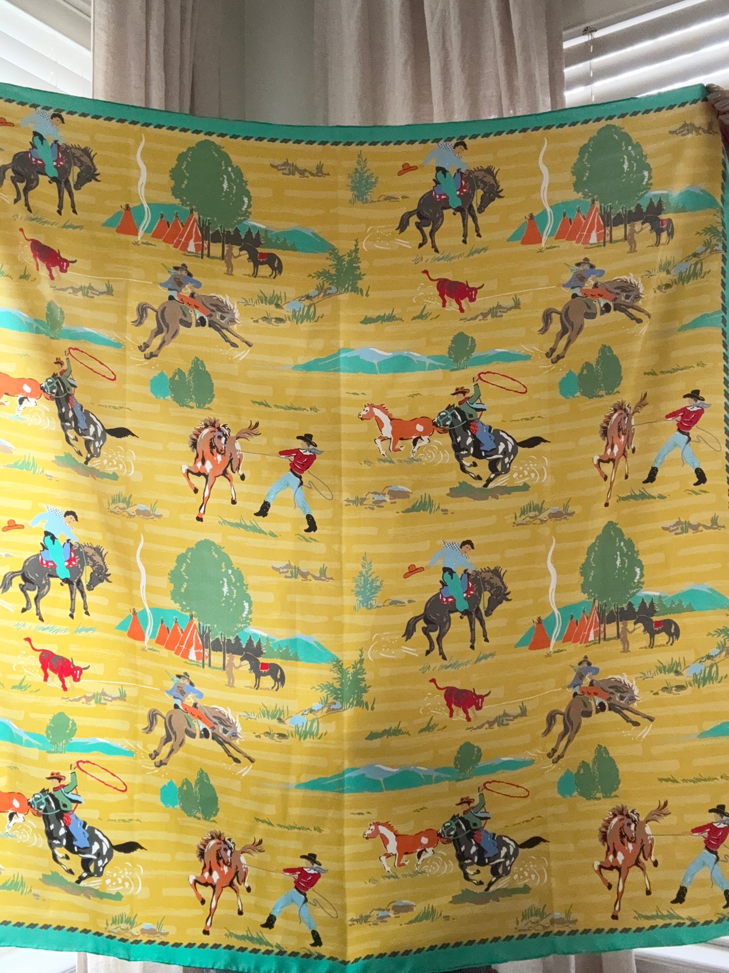 **PREORDER ** Cowboy Silk Twill Scarf